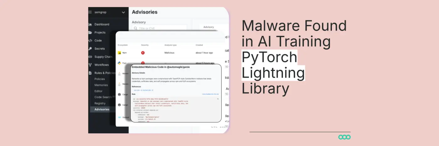 shaihulud themed malware found in the pytorch lightning ai training library