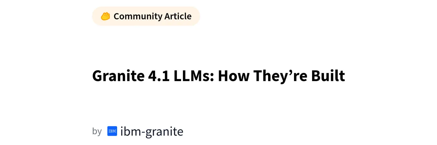 granite 41 llms how theyx27re built