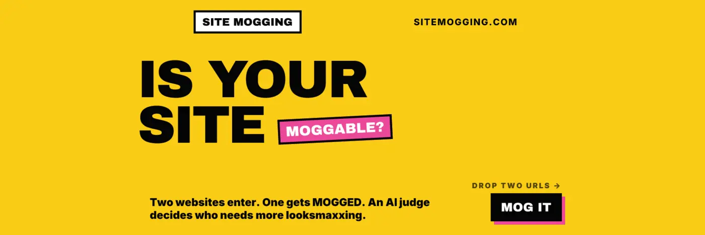 show hn site mogging