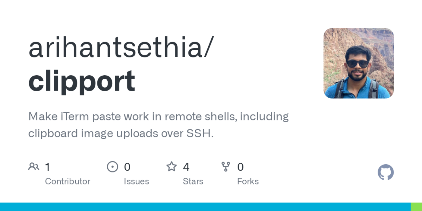 clipport paste screenshots into ssh sessions from iterm