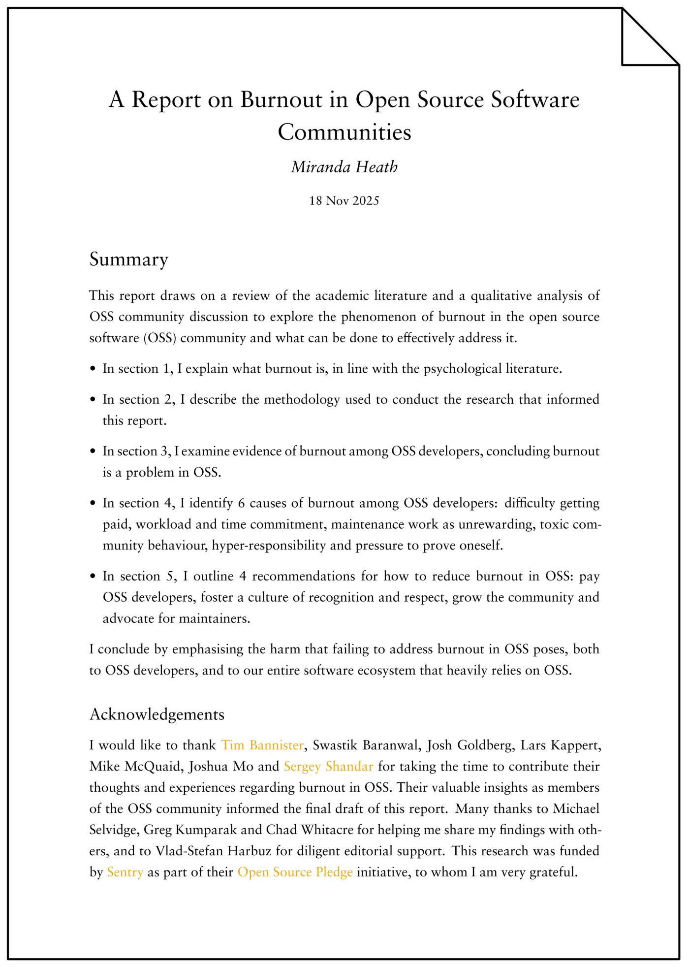 a report on burnout in open source software communities 2025 pdf