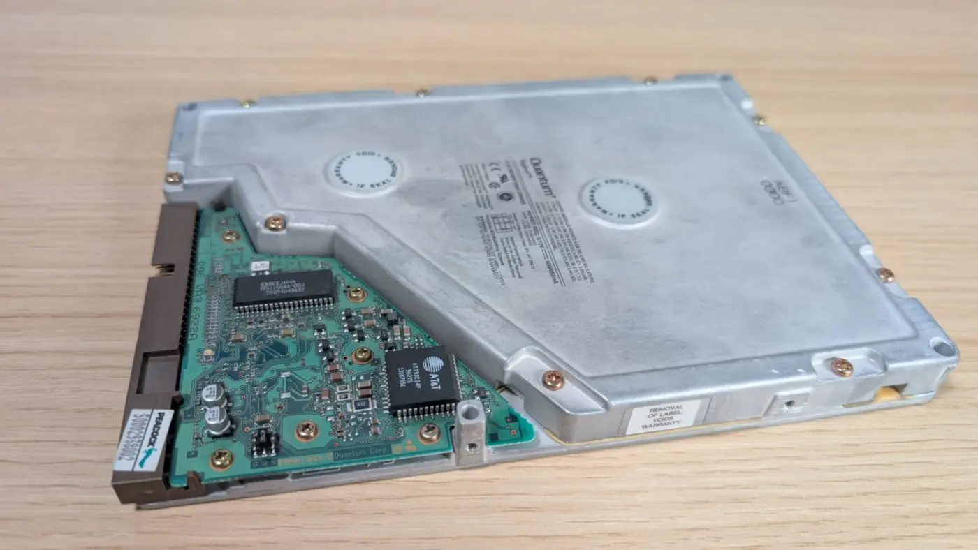 when hard drives were still huge the quantum bigfoot turns 30
