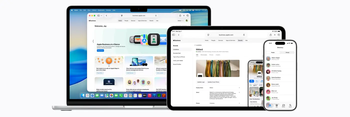 apple launches new allinone apple business platform for device management
