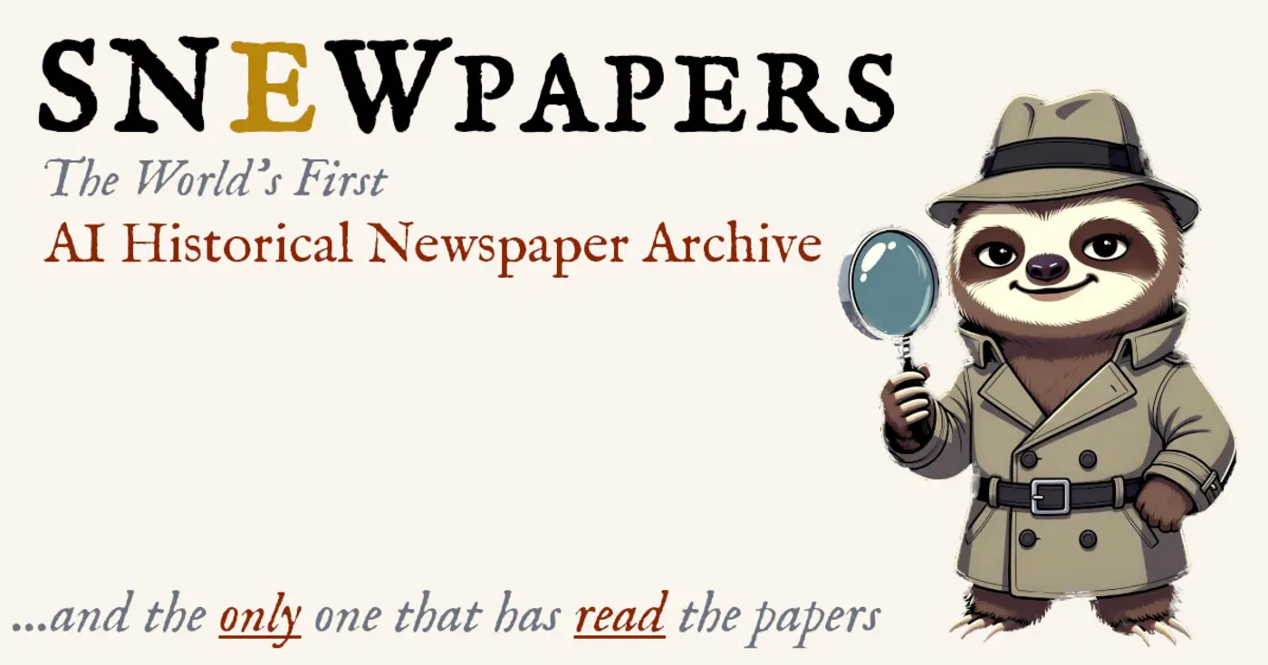 show hn large scale article extract of newspapers 1730s1960s
