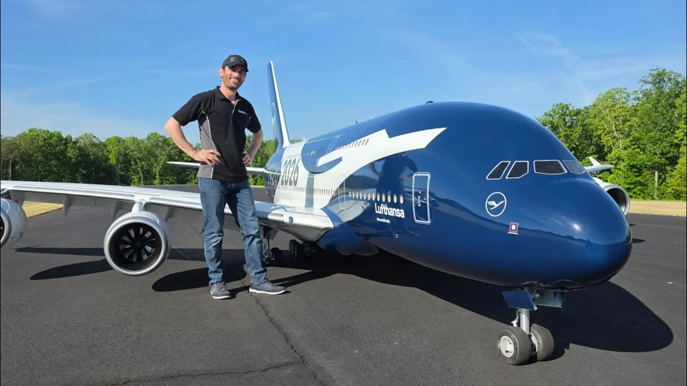 worldx27s biggest rc a380 video