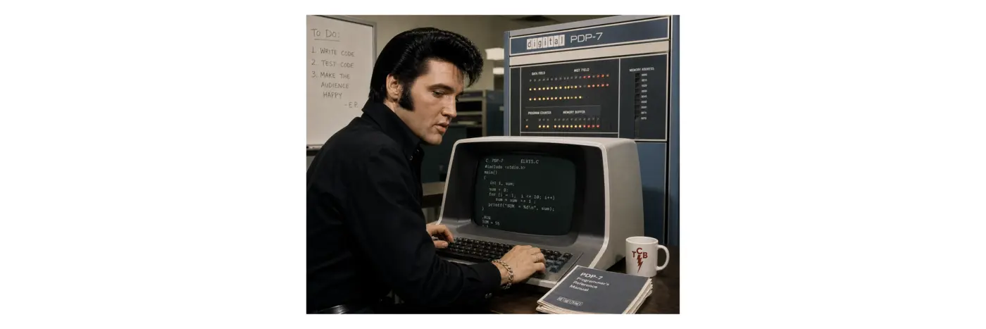 while the king lives an old c programming prank in gnu hello from 1993