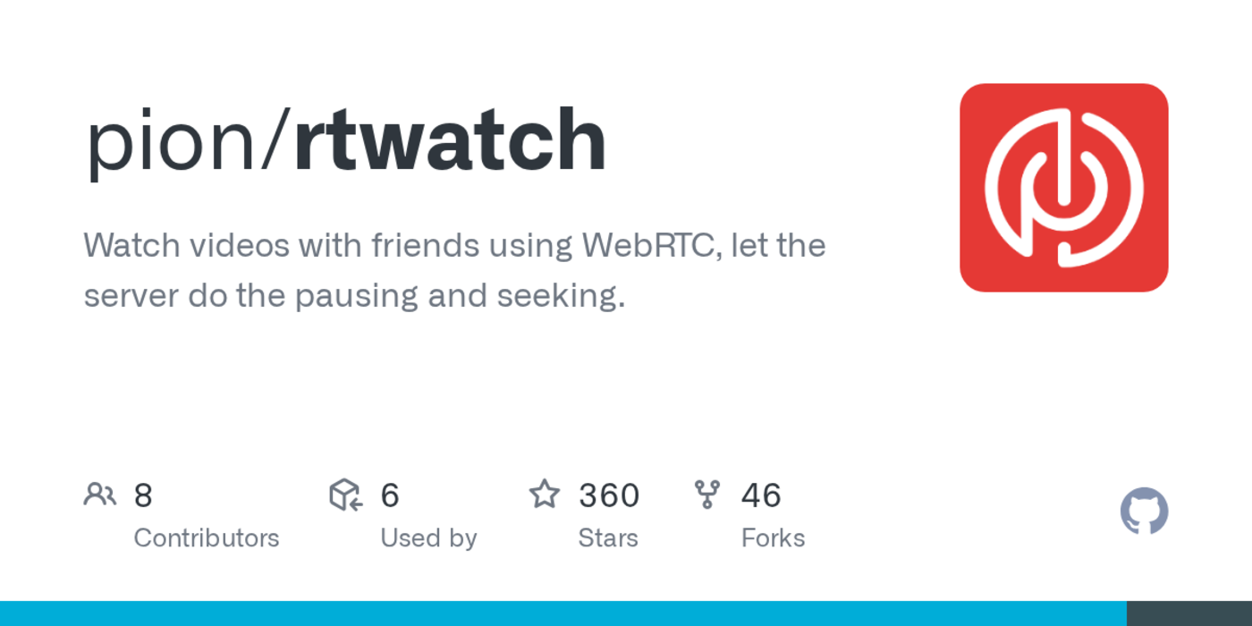 rtwatch watch videos with friends using webrtc