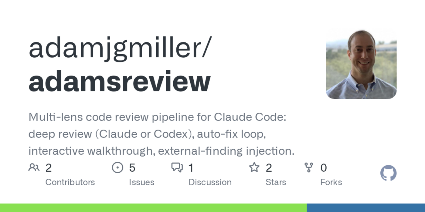 show hn adamsreview better multiagent pr reviews for claude code