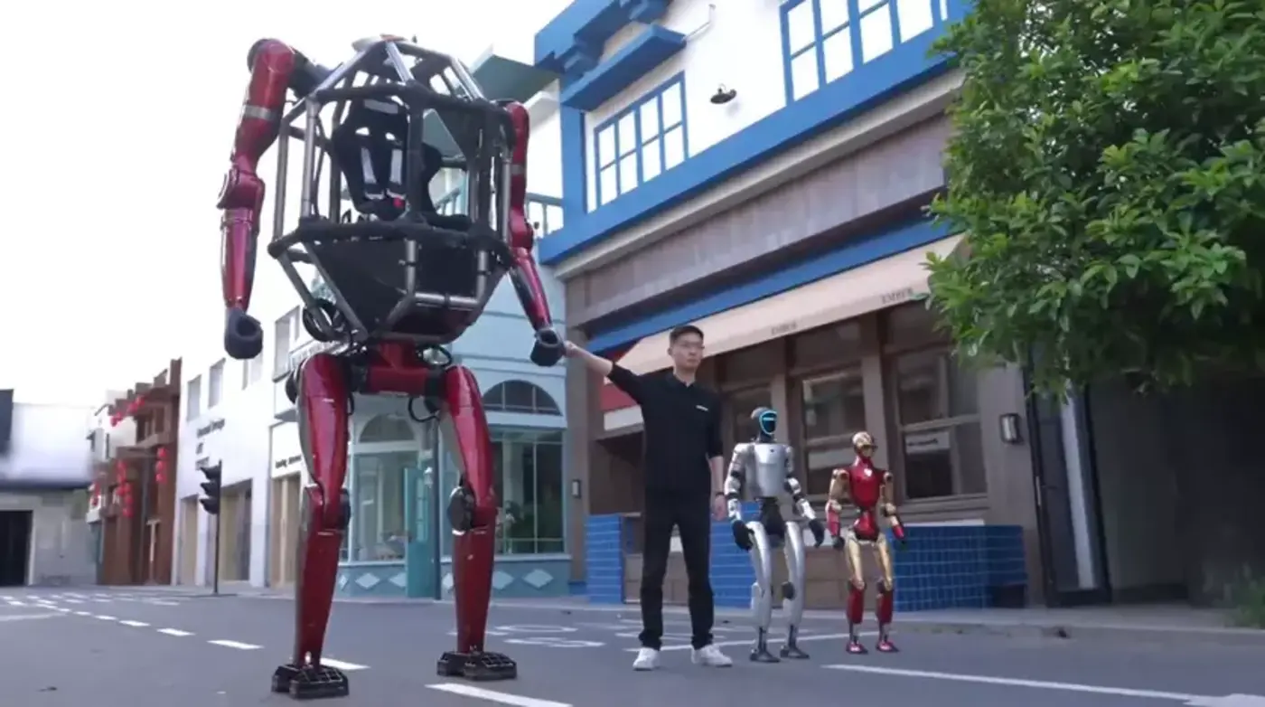 unitree gd01 chinax27s 537k rideable transformer robot is now in production
