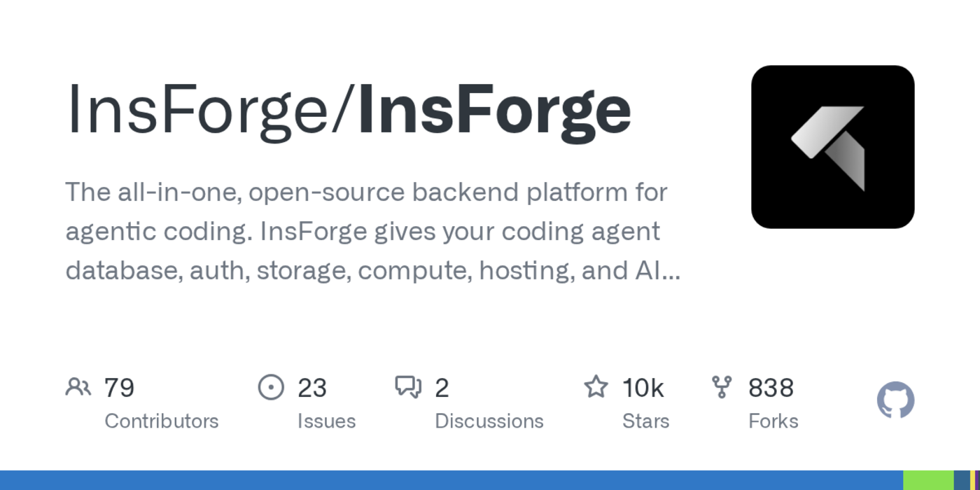 show hn insforge opensource heroku for ai coding agents