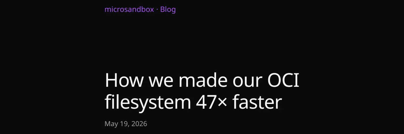 we made our filesystem 47 faster by deleting it