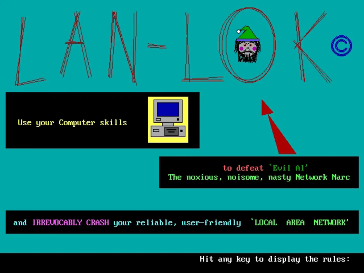 lanlok the antarctic dos sabotage game lost for 34 years