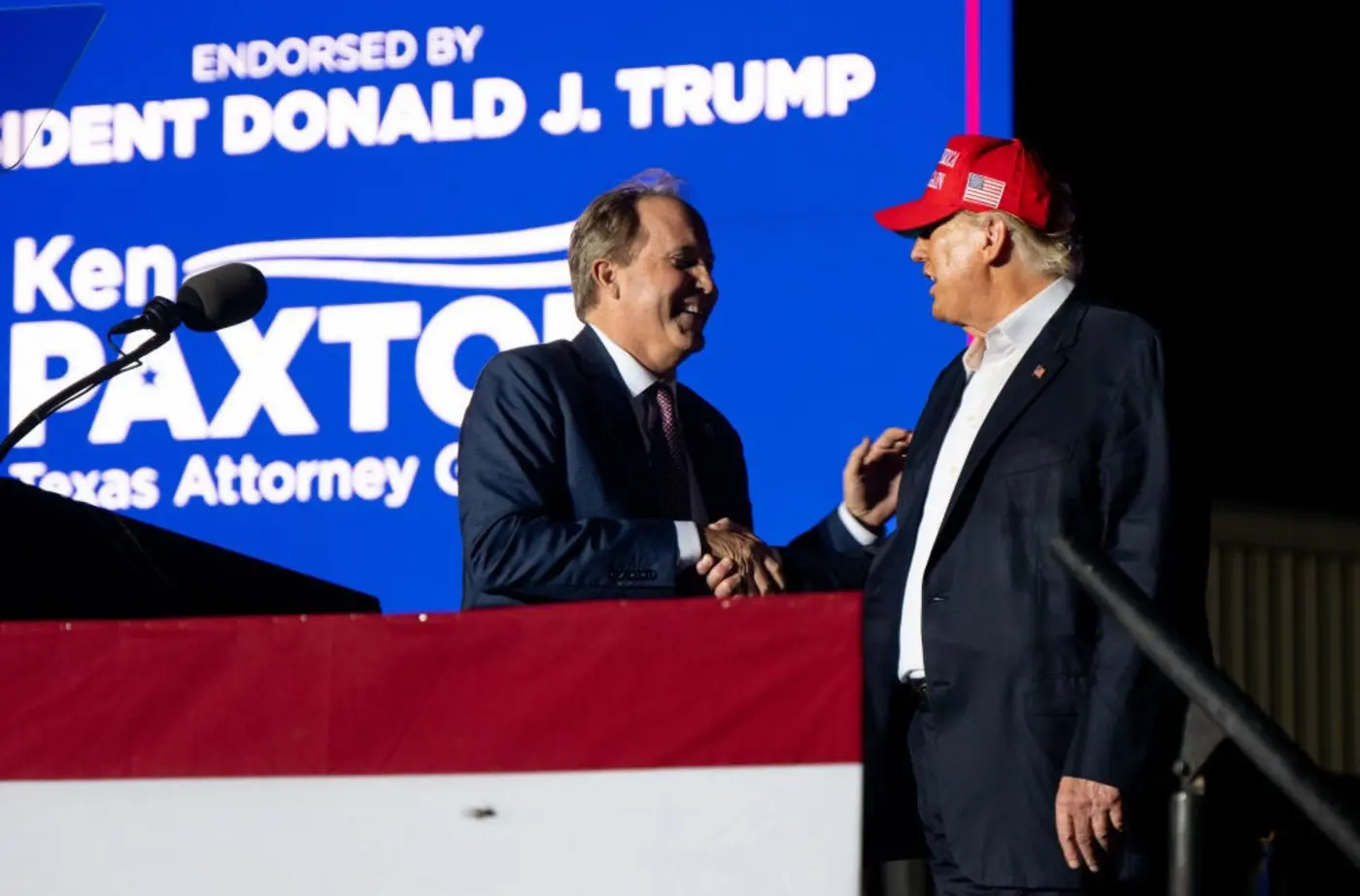is trump trying to turn texas blue