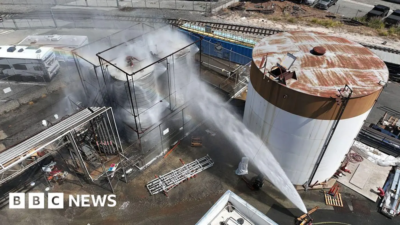 ca declares state of emergency as fire crews race to contain toxic chemical leak