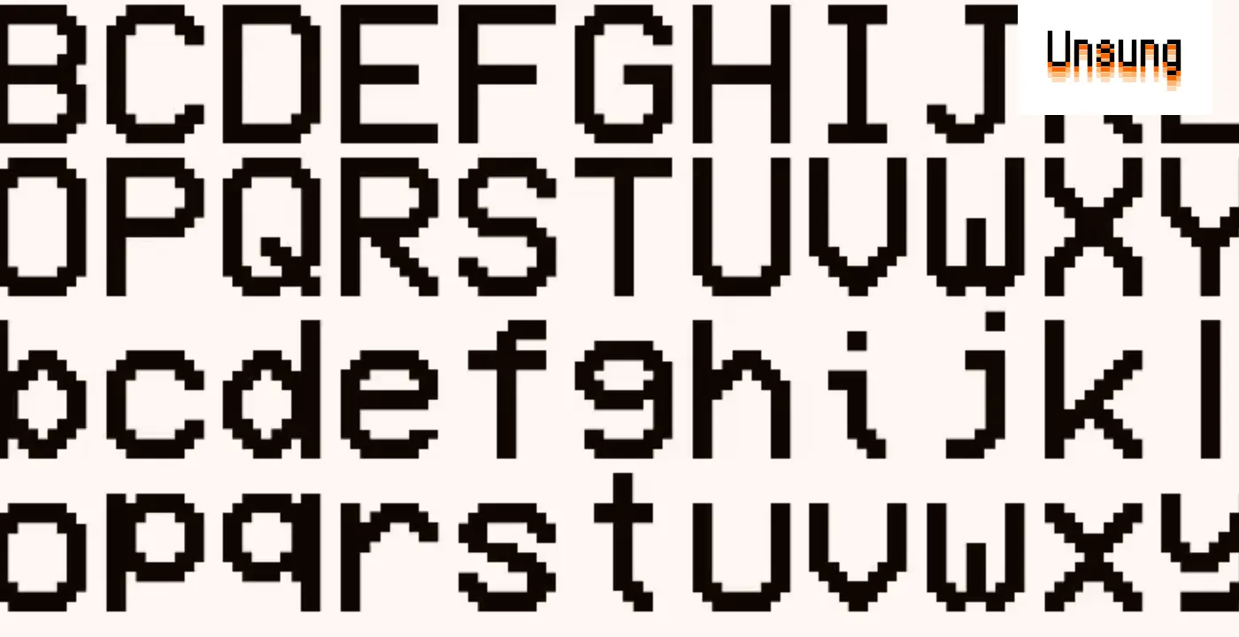 a few interesting modern pixel fonts