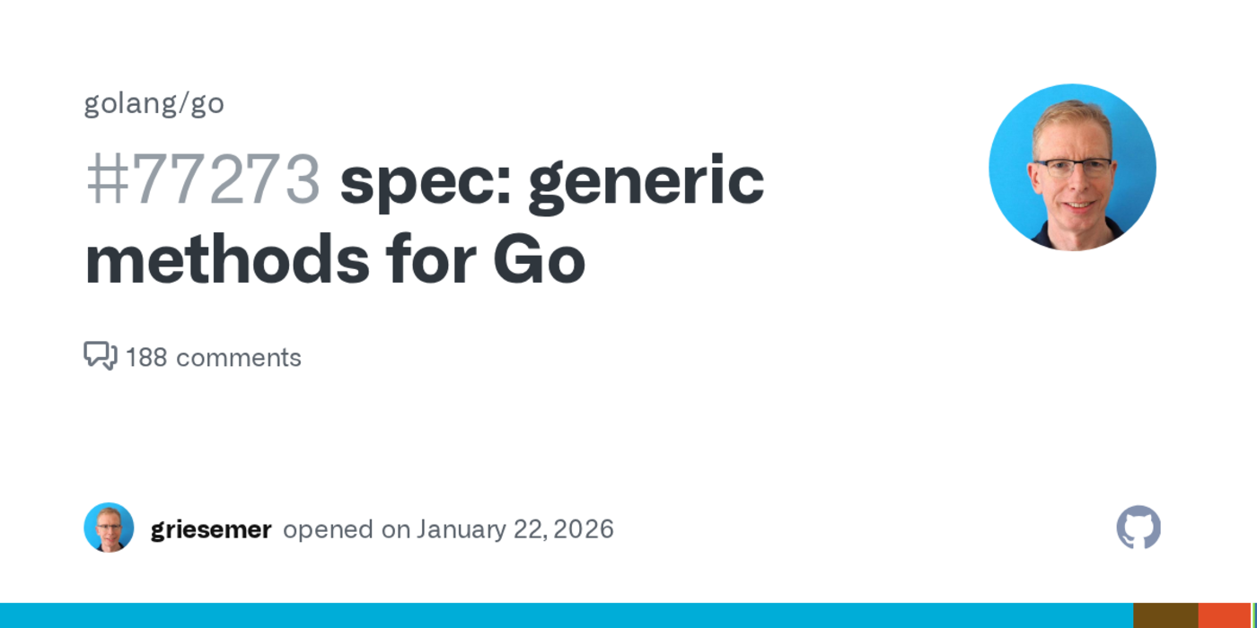 go support for generic methods