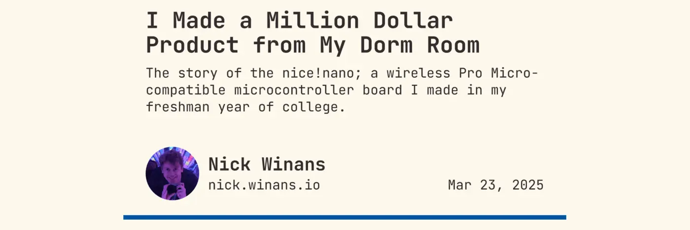 i made a million dollar product from my dorm room 2025
