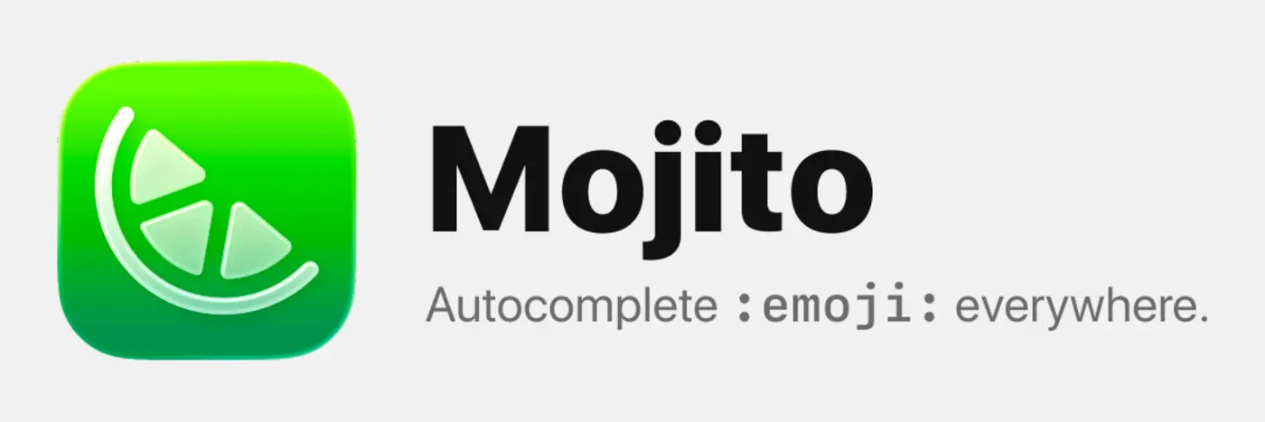 mojito autocomplete emoji everywhere