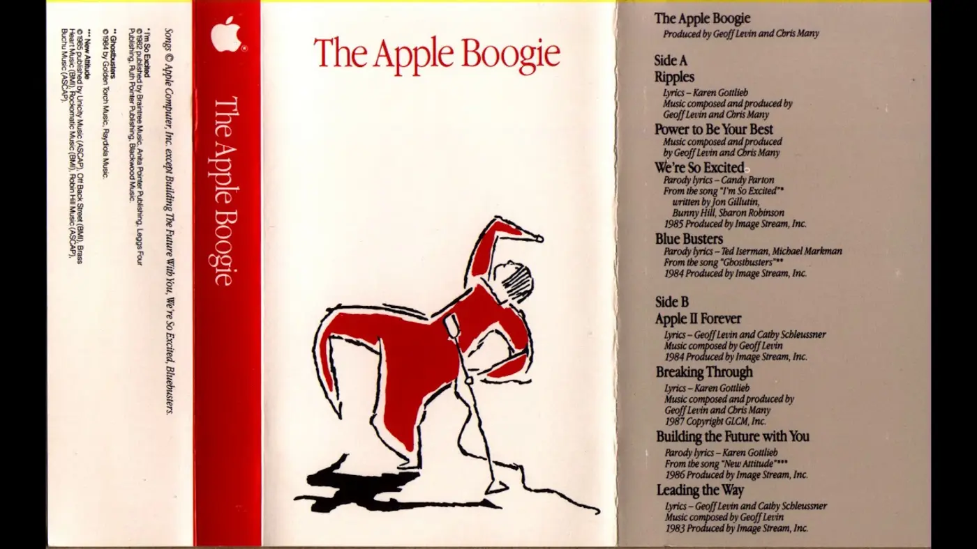 quotthe apple boogiequot 1987 mac promo album cassette tape video