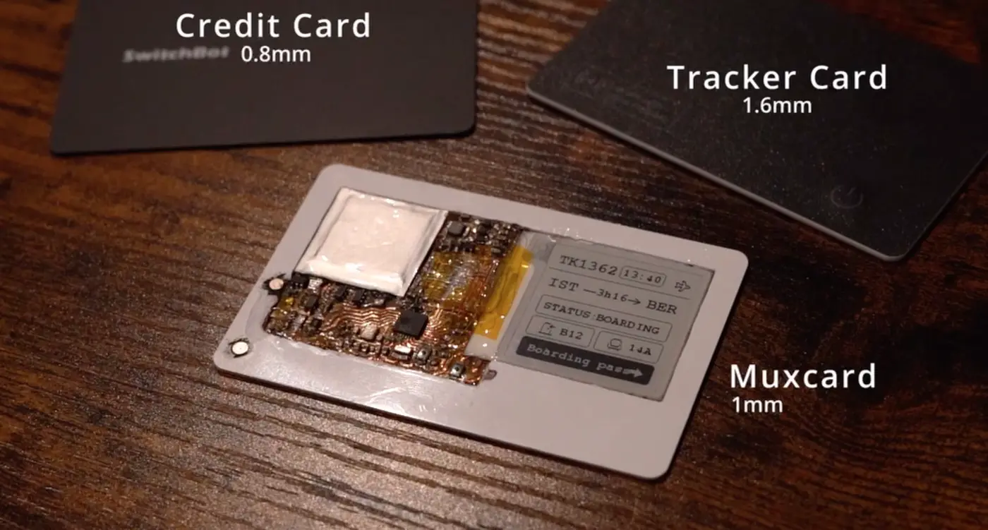 muxcard a dyi credit card size computer