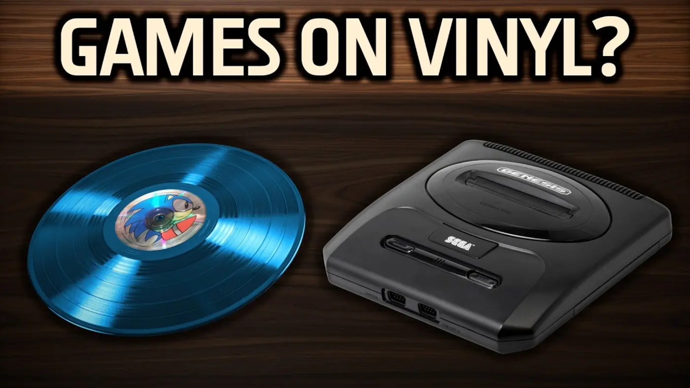 loading sega games off a vinyl record video
