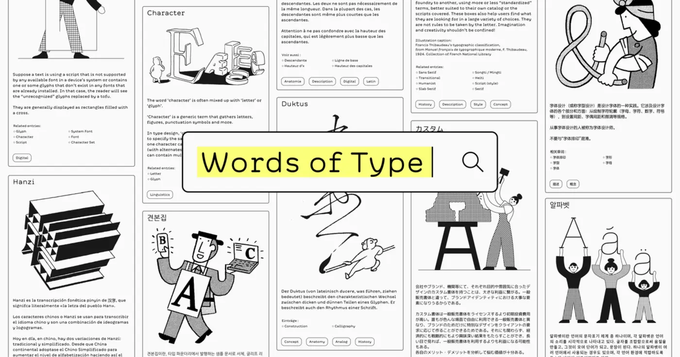 words of type