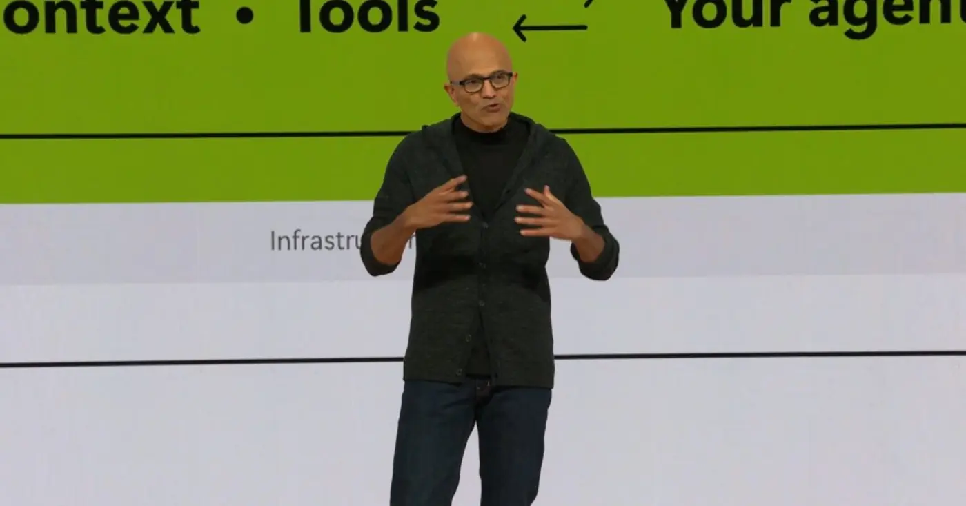 microsoft ceo wex27re moving from os and apps to agents instead