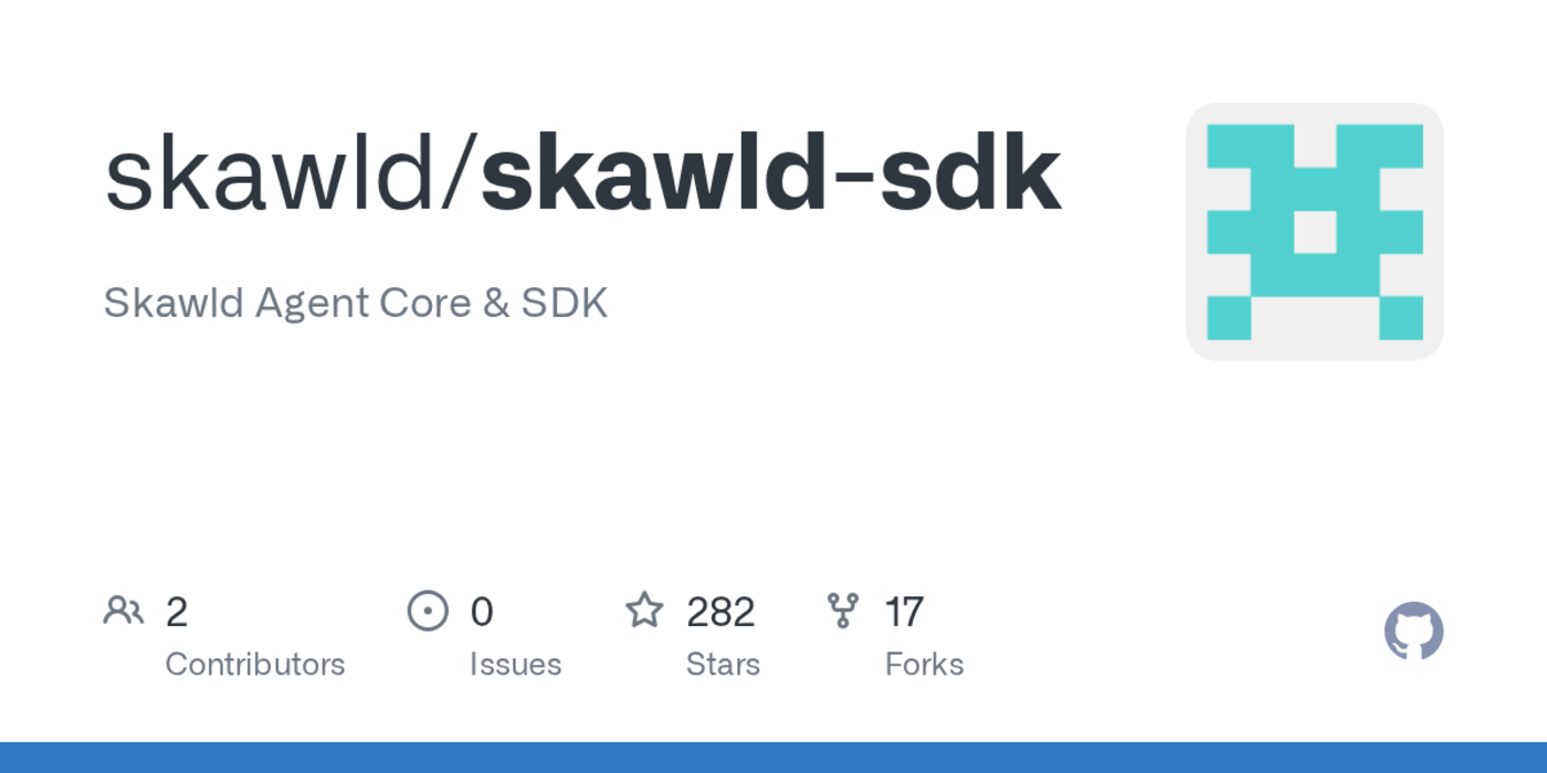 show hn skawld opensource sdk for companyspecific ai agents