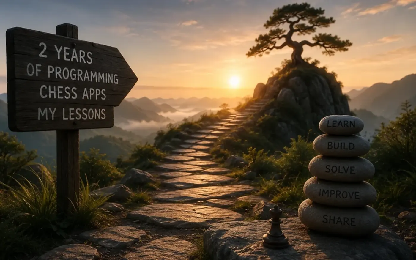 2 years of programming chess apps my lessons