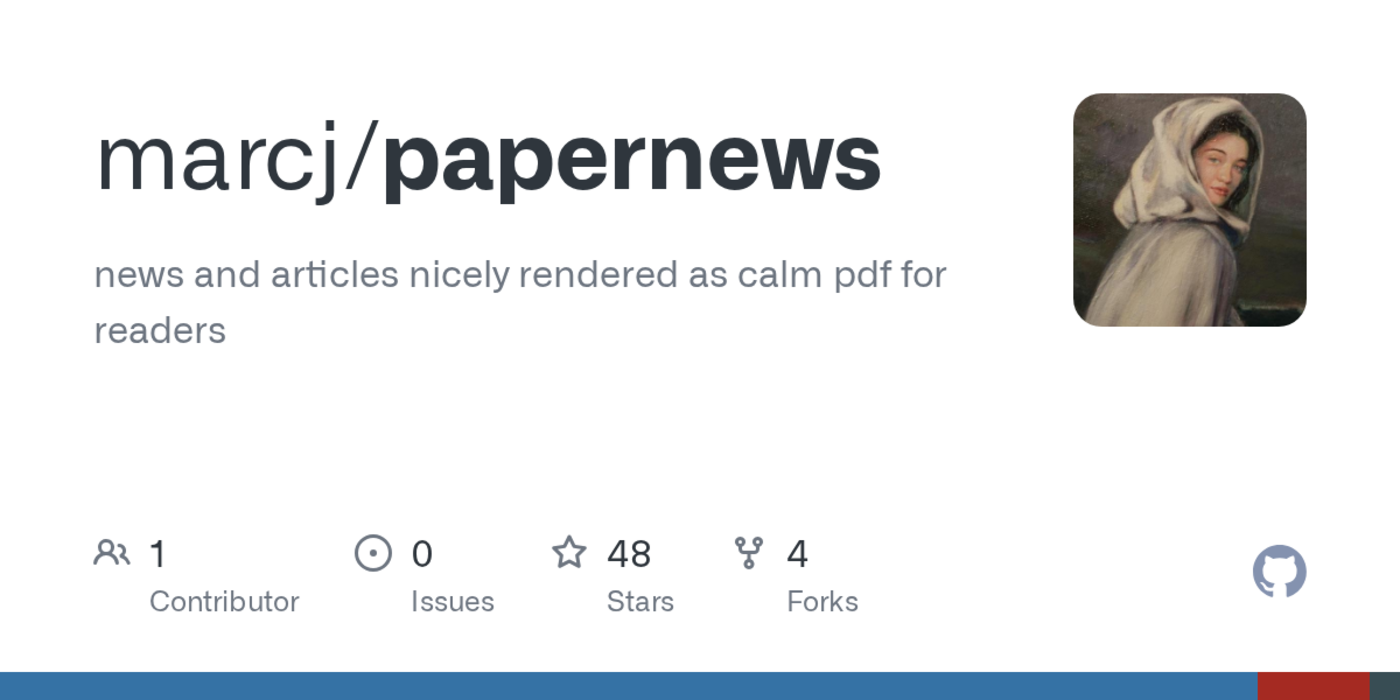 show hn papernews selfhosted daily newspaper pdf for your remarkable
