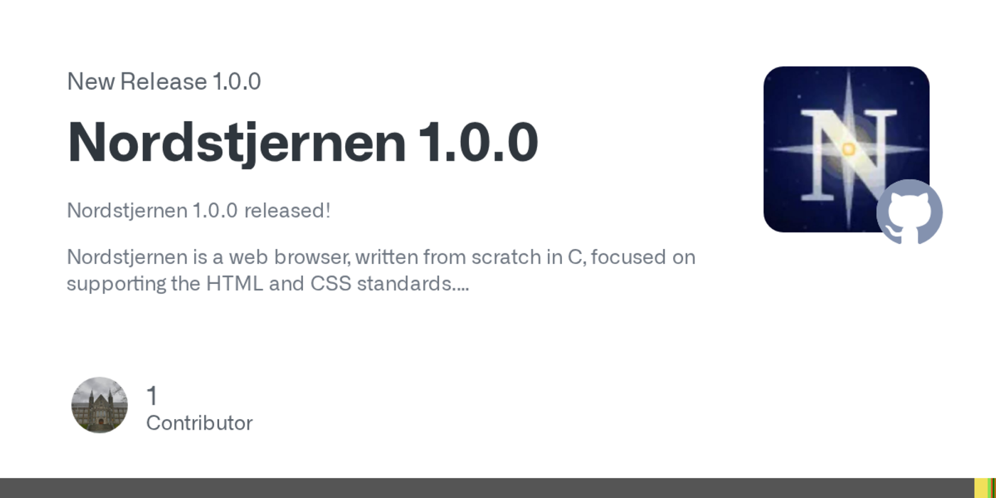 nordstjernen web browser 100 released