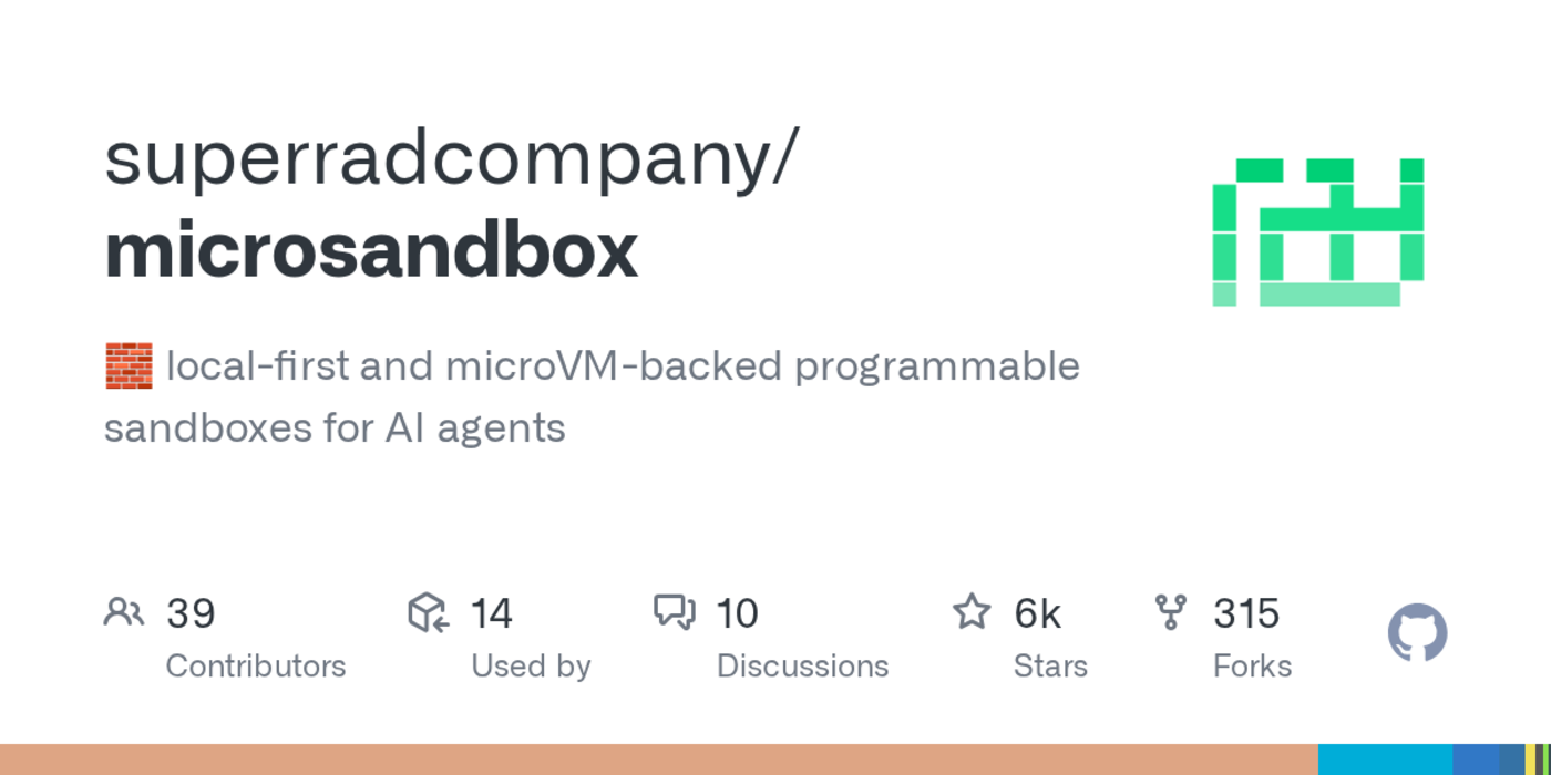 microsandbox localfirst programmable micro vms