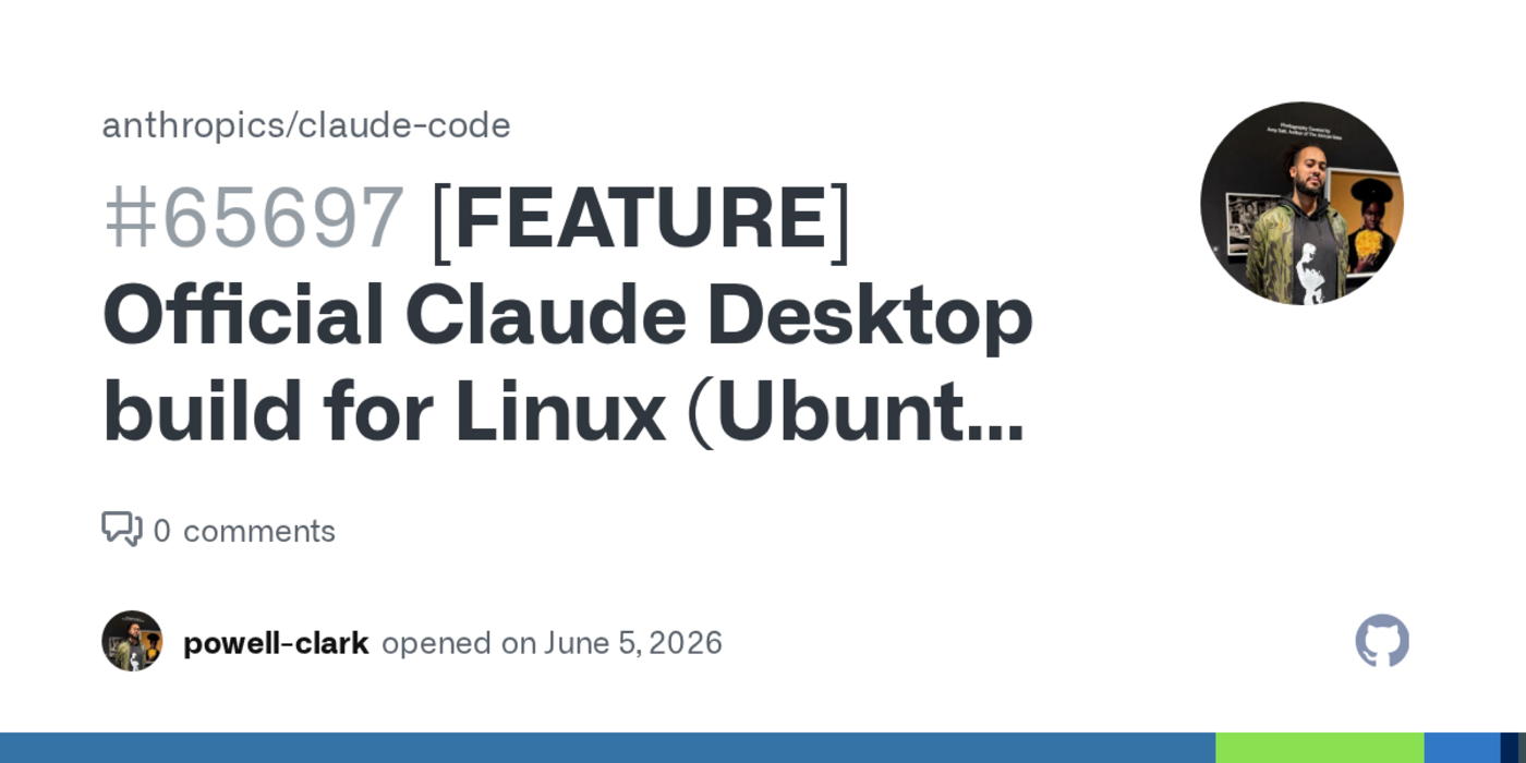 anthropic please ship an official claude desktop for linux