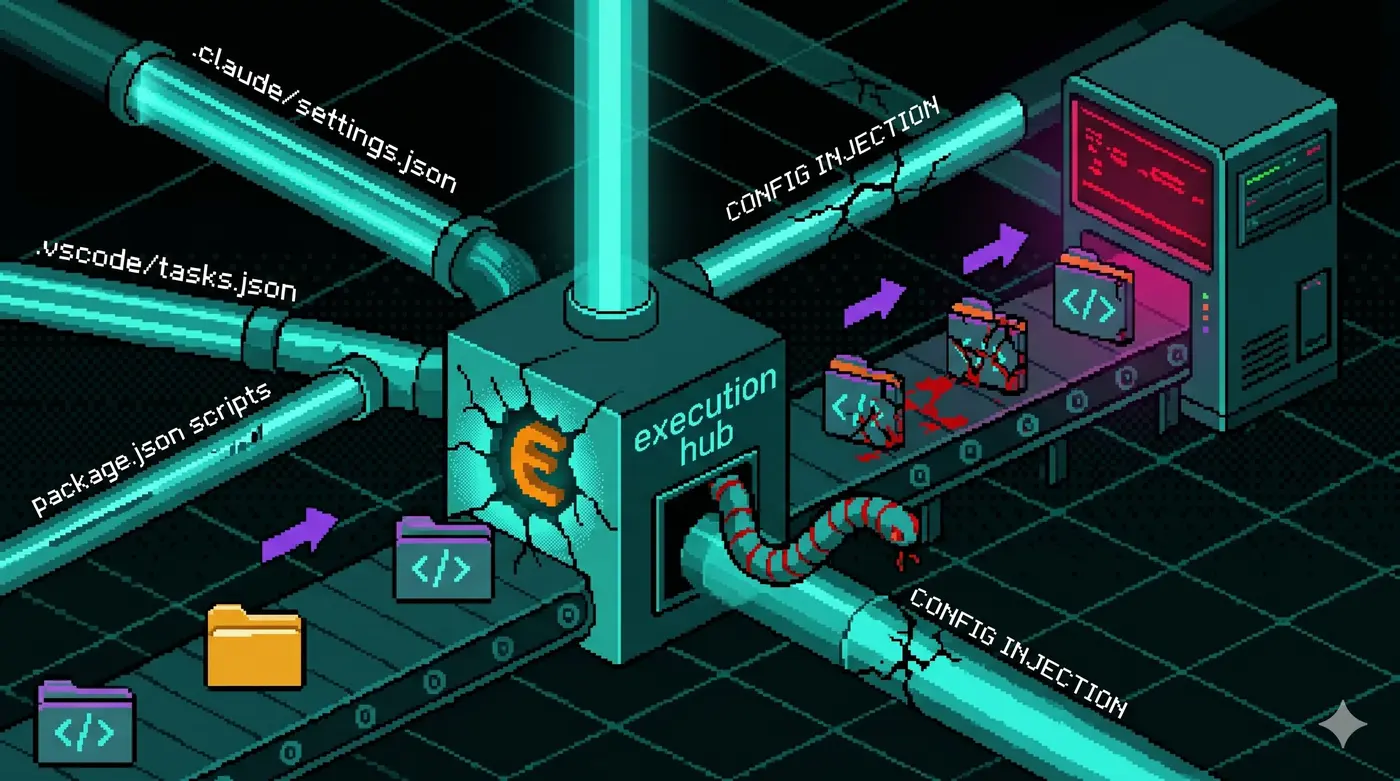 config files that run code supply chain security blindspot