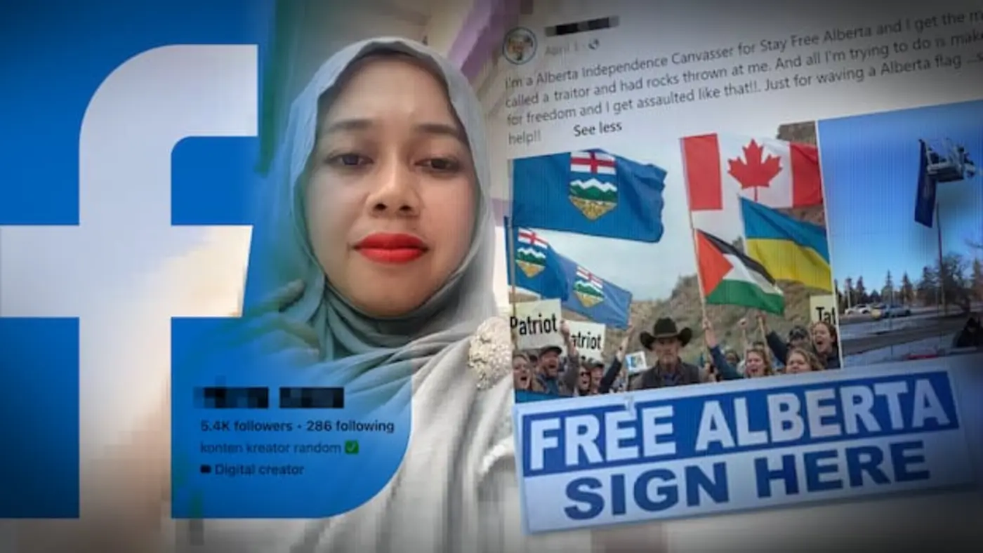 facebook is paying people overseas promoting alberta separatism