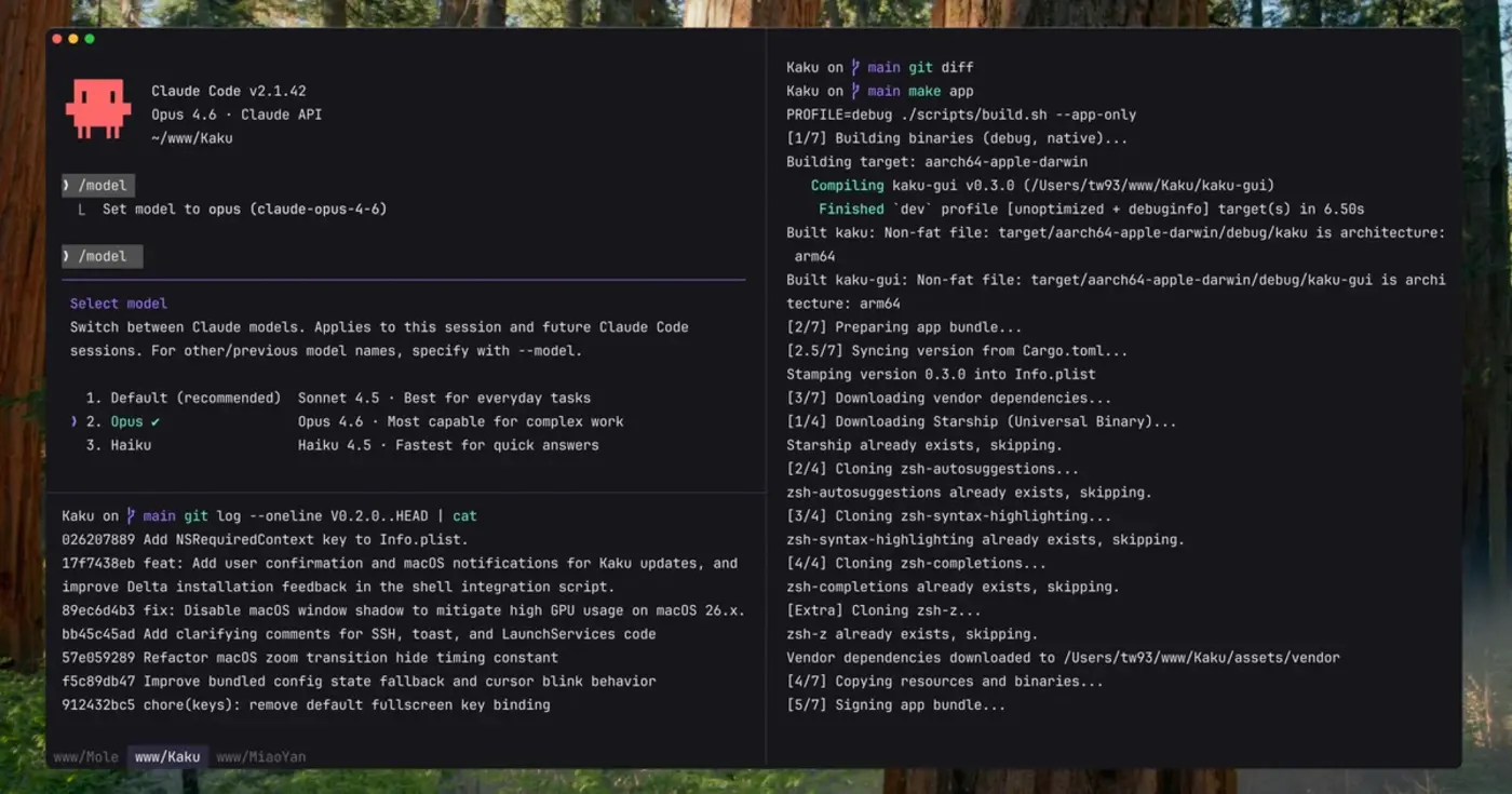 kaku a fast outofthebox macos terminal built for ai coding