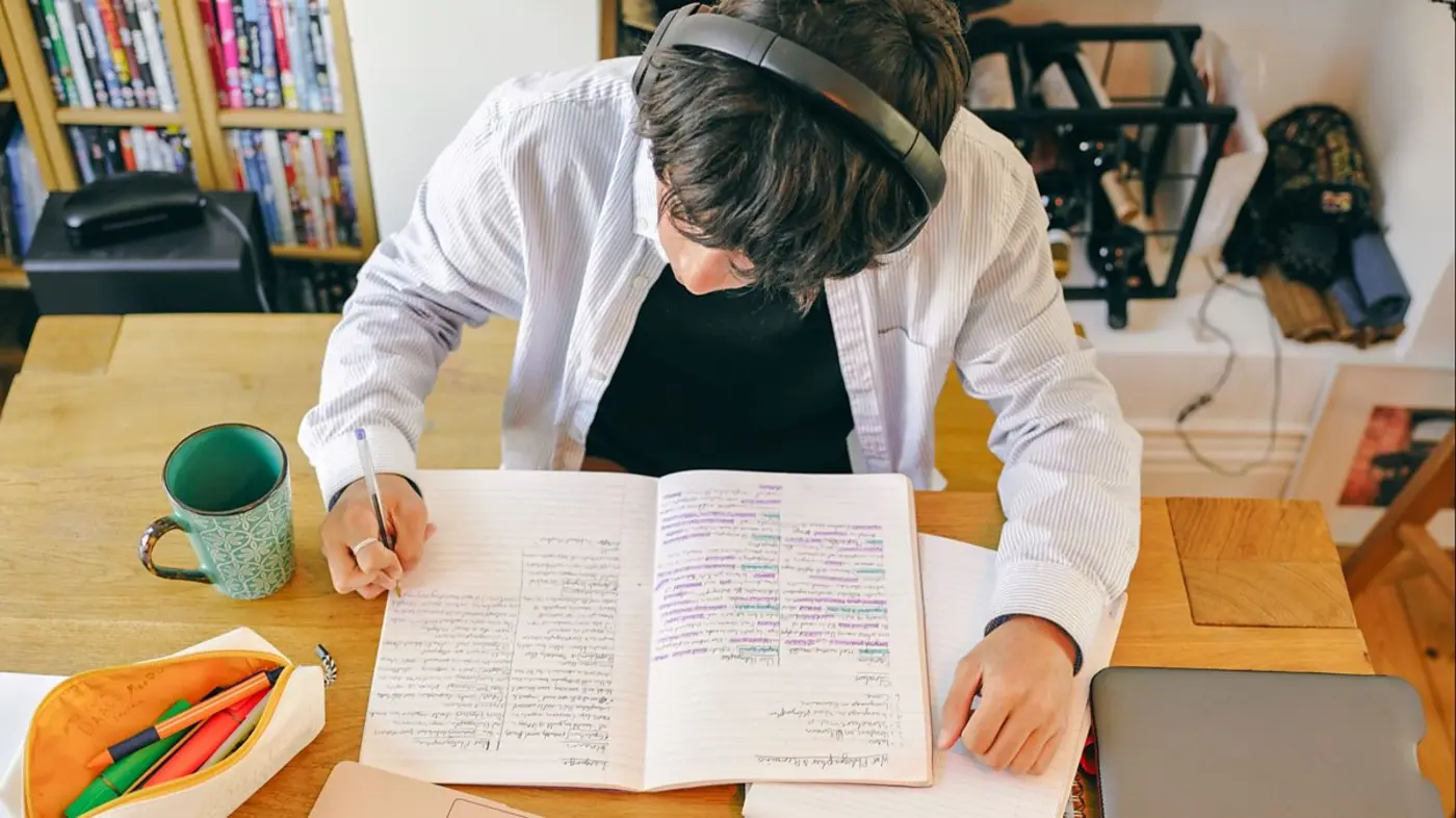 is music a distraction for my teenager while they revise