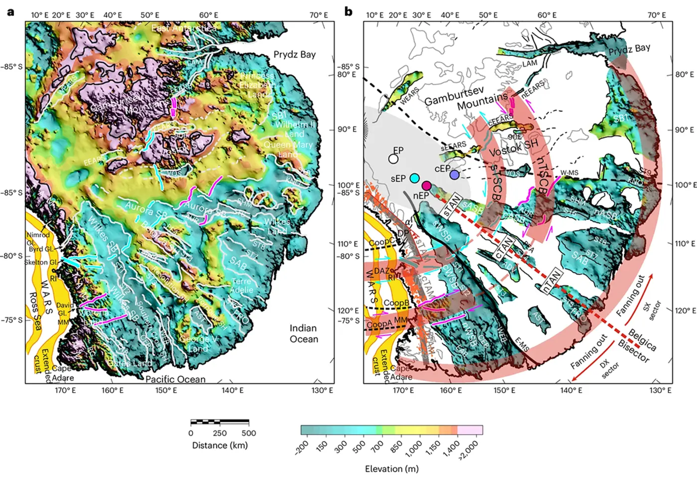 structure discovered beneath antarctica