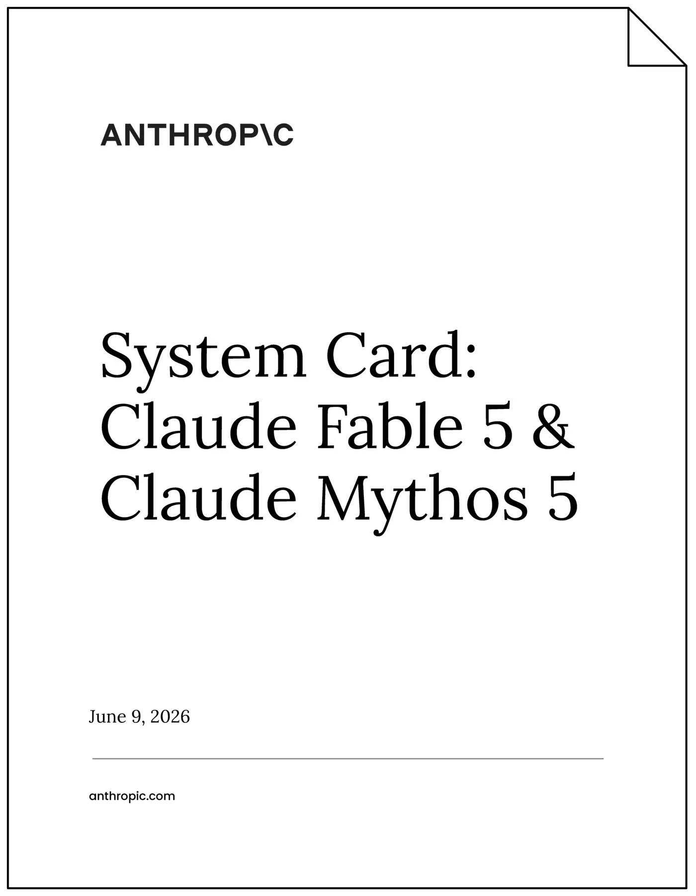 system card claude fable 5 and claude mythos 5 pdf
