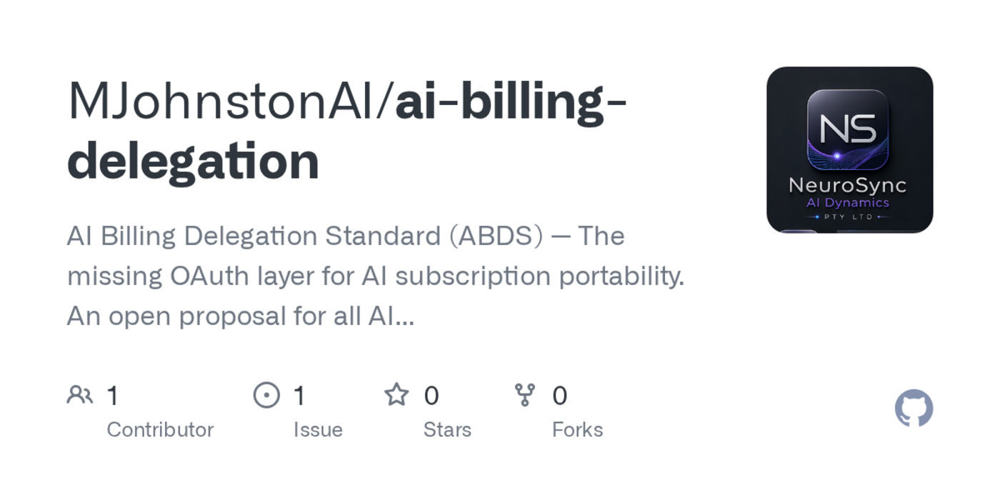 show hn ai has no oauth equivalent for billing delegation herex27s an open spec