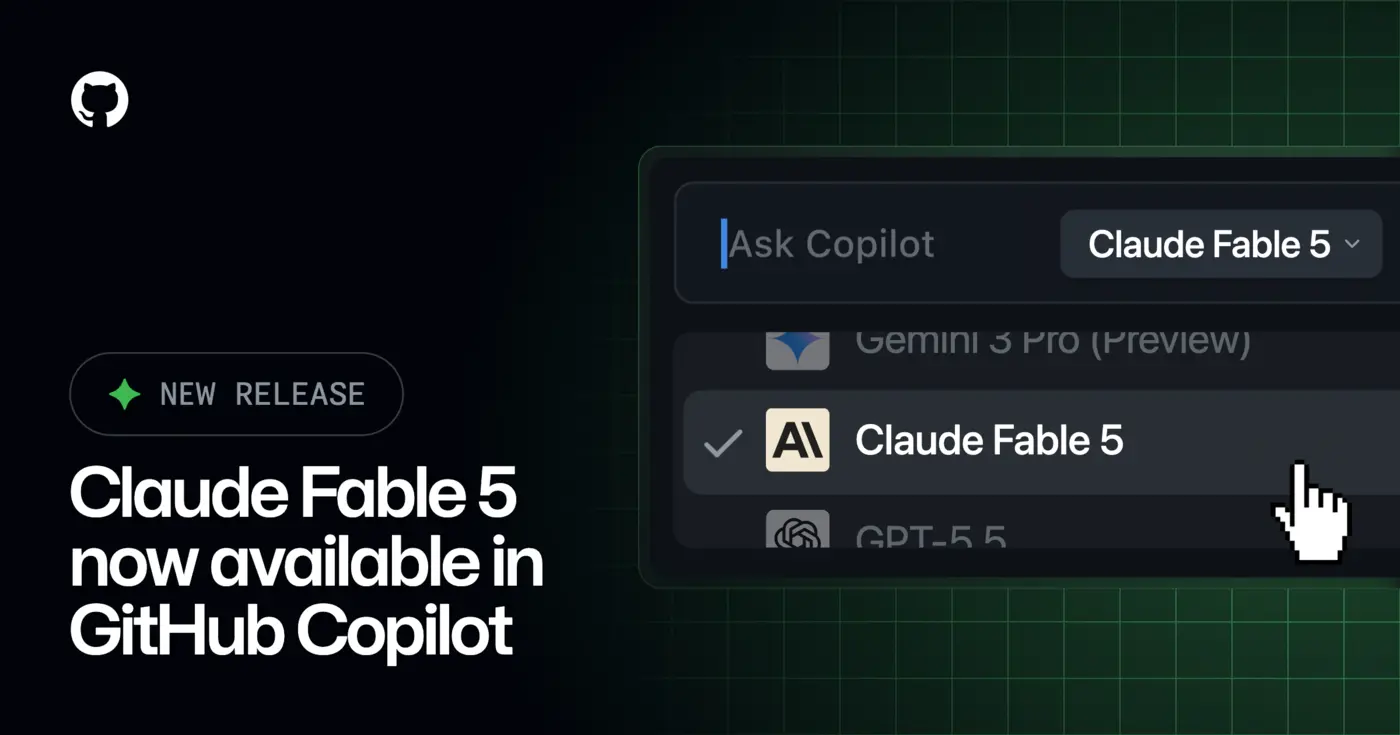 claude fable 5 is generally available for github copilot