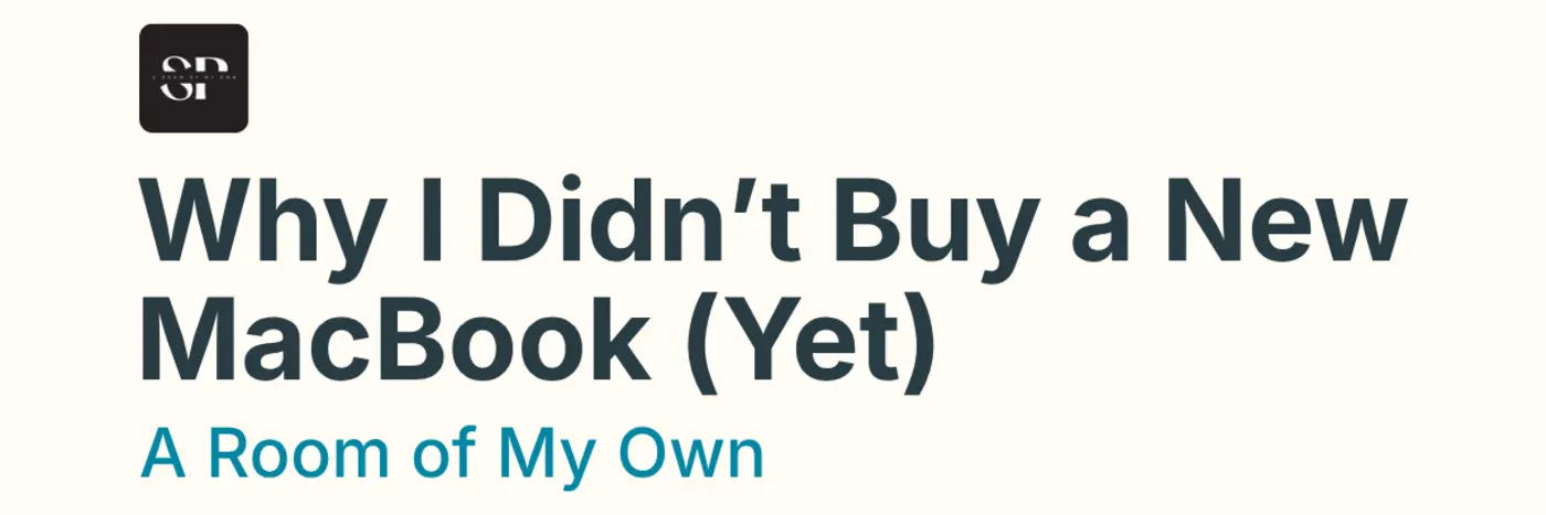 i didnx27t buy a new macbook yet