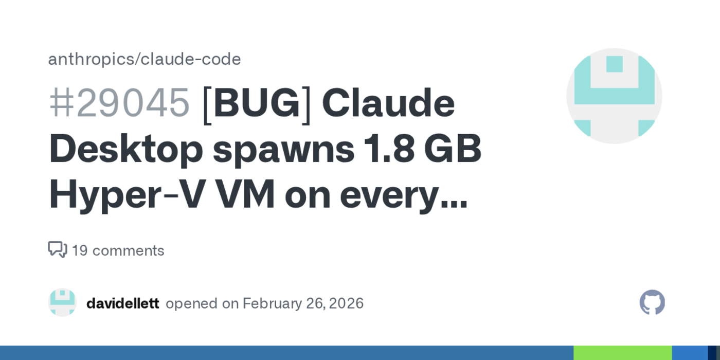 claude desktop spins up a vm without no way of stopping it