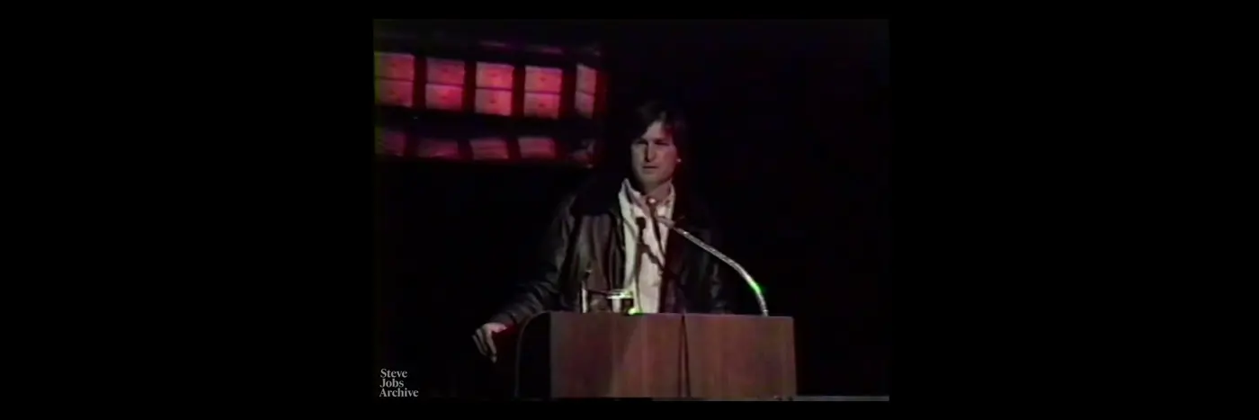 steve jobs responds to question about artificial intelligence idca 1983 video