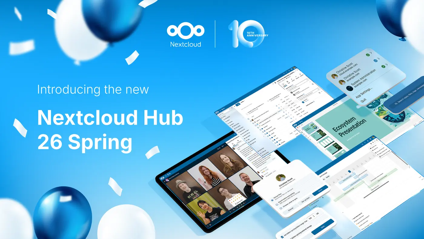 nextcloud hub 26 spring built together designed for the future