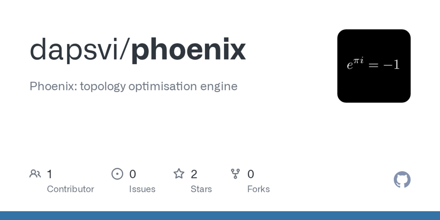 show hn phoenix a topology optimisation engine