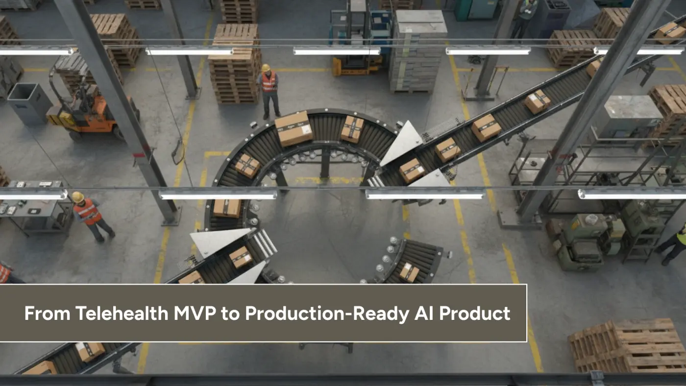 from telehealth mvp to productionready ai product