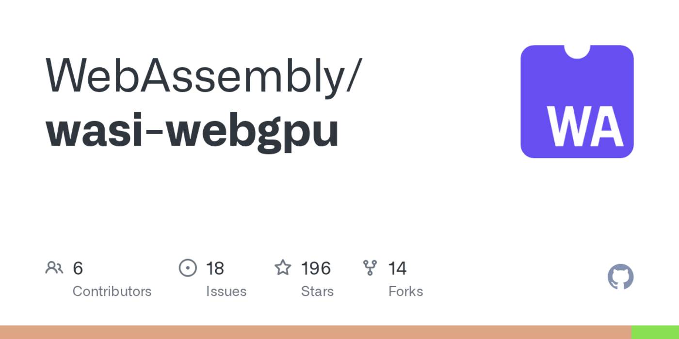 wasi webgpu a proposed webassembly system interface api