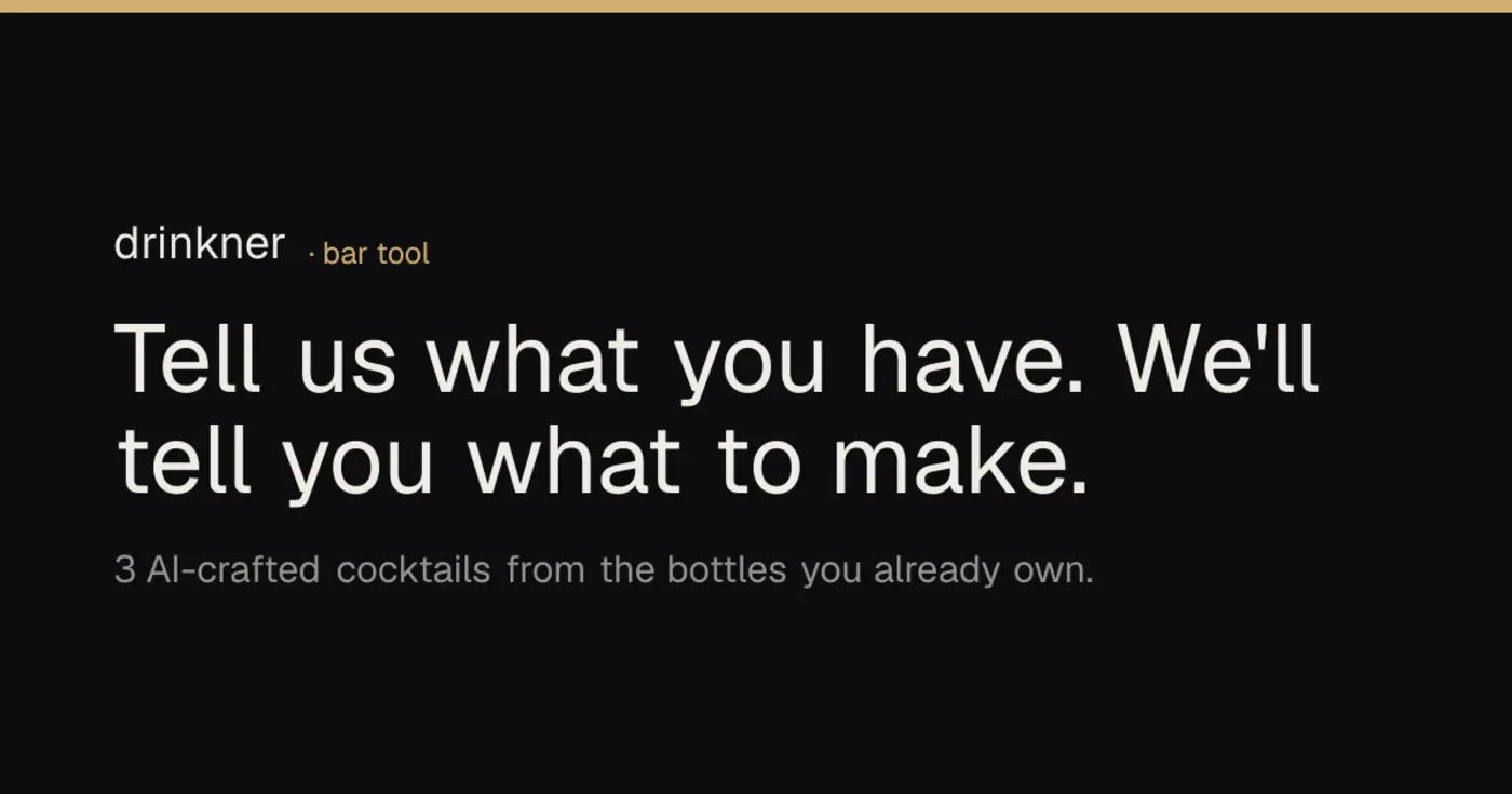 drinkner matches your bar to the 102 iba cocktails ai only on miss