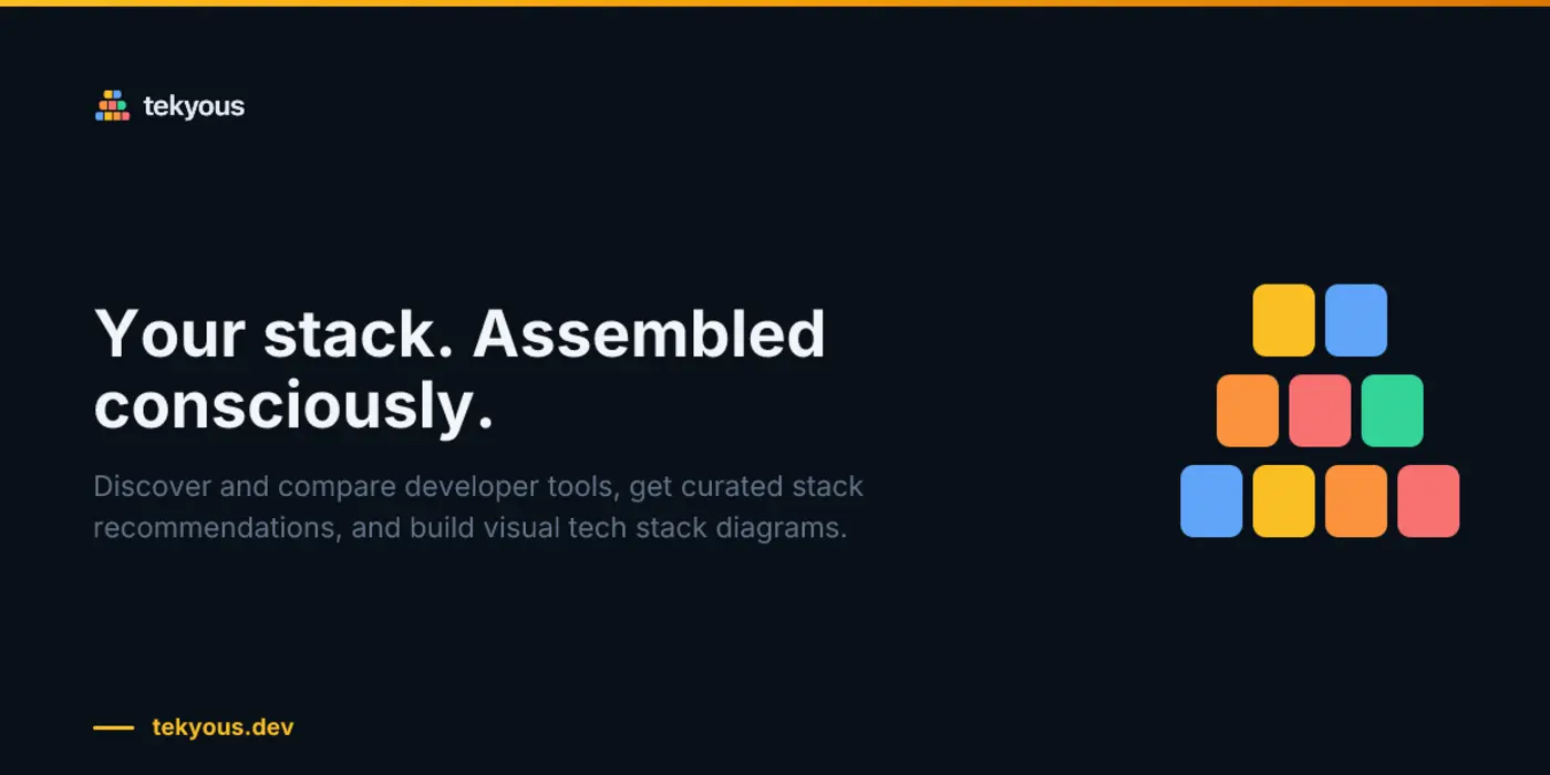 show hn tekyous interactive tech stack builder